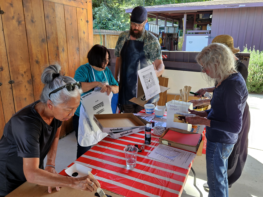 more sign-making party